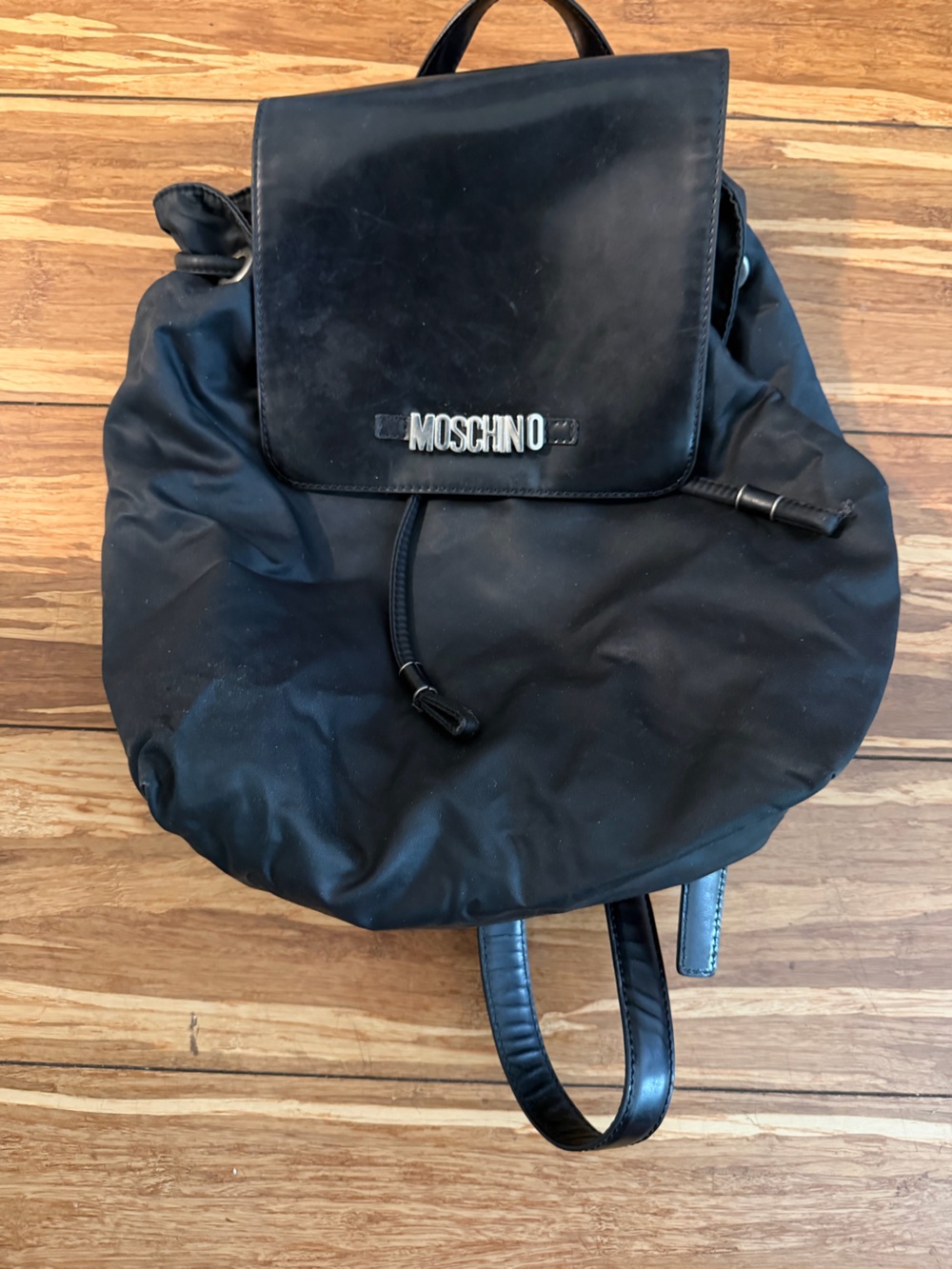 Moschino Black Backpack - Sleek Urban Carry